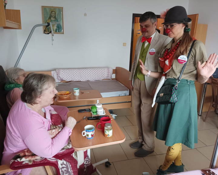 Spolupráca s Červenými nosmi Clowndoctors